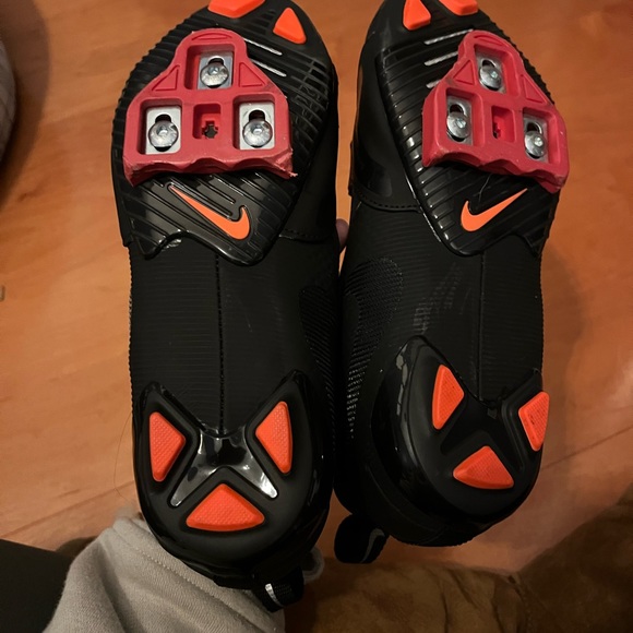 Womens Nike SuperRep Cycle Shoes Black/Orange Size 8.5 - Picture 3 of 4